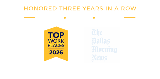 Honored in 2024, 2025, & 2026 as One of the Nation's Top Workplaces