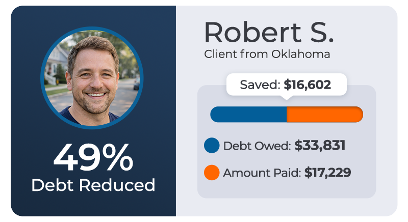 About creditassociates 27 Robert s. - client from oklahoma - saved $16,602